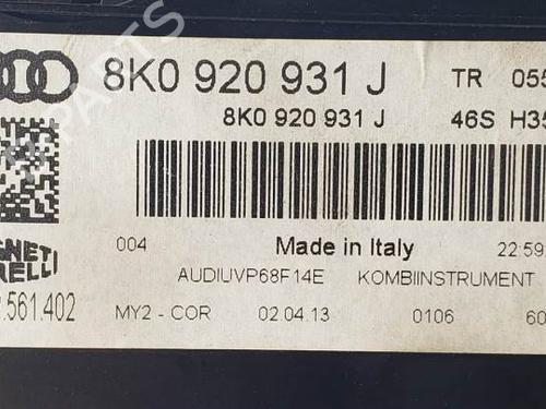 Instrument cluster AUDI A4 B8 (8K2)  | BP18153835C47 