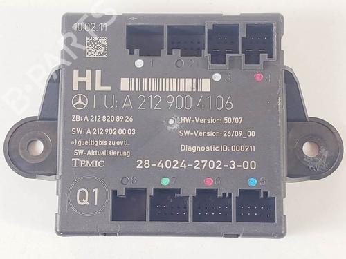 Used Electronic module Electronic module MERCEDES-BENZ E-CLASS (W212) E 250 CDI / BlueTEC (212.003, 212.004) (204 hp) 17792202 17792202