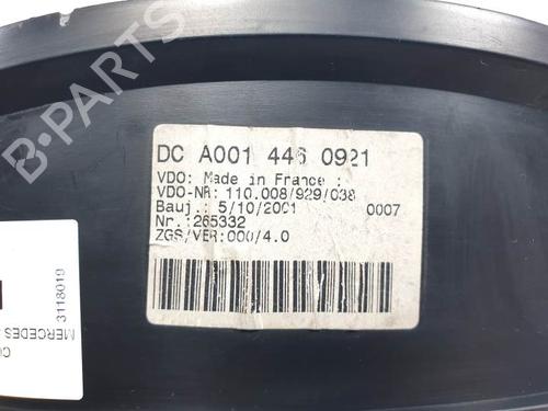 Instrument cluster MERCEDES-BENZ SPRINTER 3-t Van (B903) 313 CDI (903.663, 903.662, 903.661) | BP28066063C47 