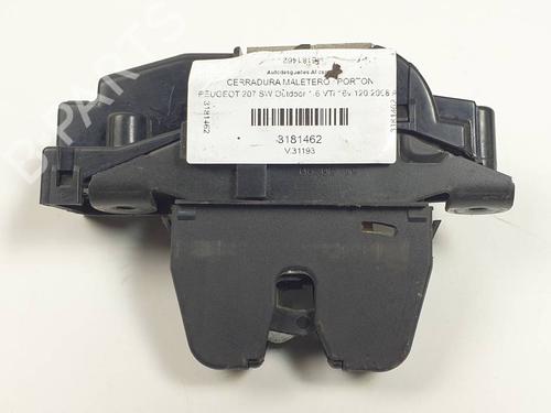 Used Tailgate lock PEUGEOT 207 SW (WK_) 1.6 16V (120 hp) 29989659