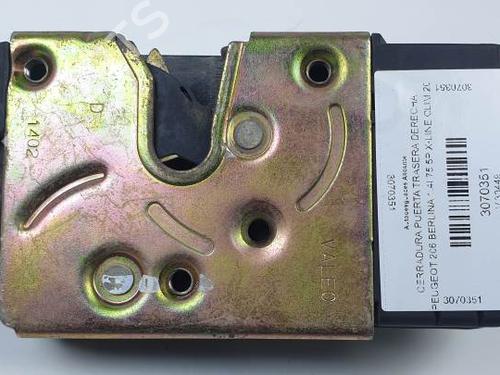 Used Rear right lock PEUGEOT 206 Hatchback (2A/C) 1.4 i (75 hp) 27272643