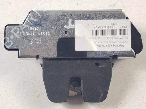 Used Tailgate lock PEUGEOT 3008 I MPV (0U_) 2.0 HDi 150 / BlueHDi 150 (150 hp) 18872423