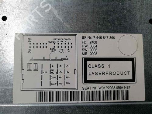 Radio SEAT LEON (1P1) 2.0 TDI | BP31899271E6