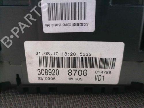 Instrument cluster VW PASSAT CC B6 (357) 2.0 TDI | BP31899928C47