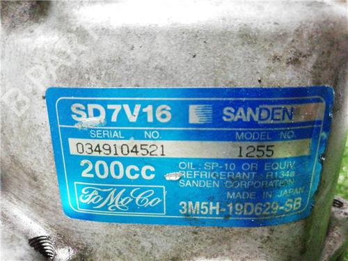 AC compressor MAZDA 3 (BK) 1.6 DI Turbo | BP31897197M34