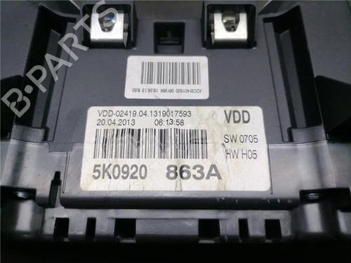 Instrument cluster VW GOLF VAN VI Variant (AJ5) 1.6 TDi | BP33477962C47 - Image 4