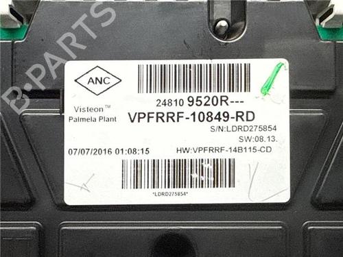 Instrument cluster RENAULT CAPTUR I (J5_, H5_) 1.5 dCi 90 (J5N4, J5M5, J5MW, J5M6, J5AL, J5AJ) | BP31901786C47