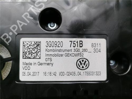 Instrument cluster VW PASSAT B8 (3G2, CB2) 2.0 TDI | BP32486434C47