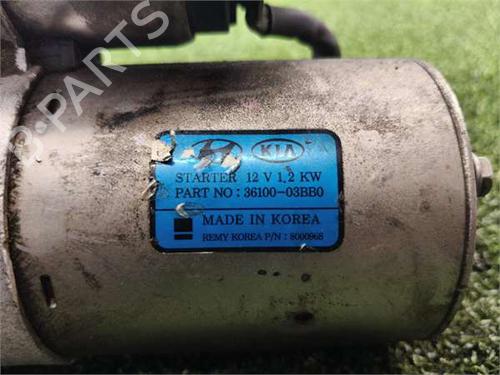 Starter KIA RIO IV (YB, SC, FB) 1.2 CVVT | BP39540856M8 - Image 4
