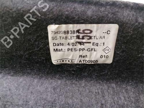 Rear parcel shelf RENAULT CAPTUR I (J5_, H5_) 1.5 dCi 90 (J5N4, J5M5, J5MW, J5M6, J5AL, J5AJ) | BP39453395C85 - Image 5