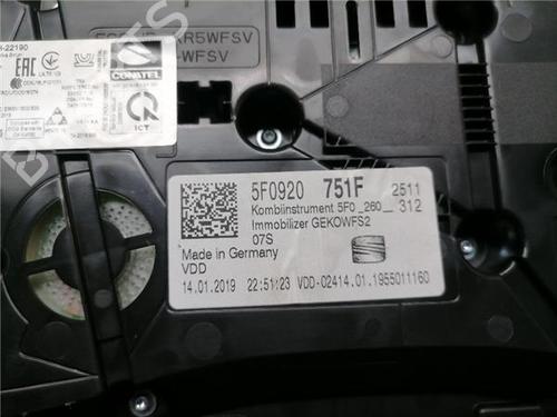 Instrument cluster SEAT LEON ST (5F8) 1.6 TDI | BP32690365C47 - Image 4