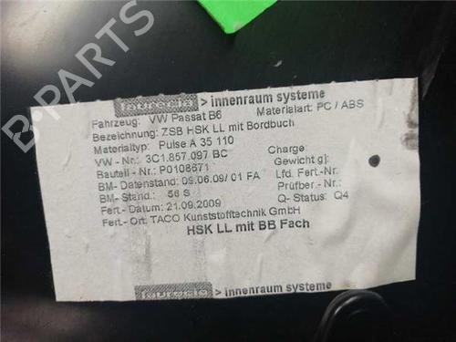 Glove box VW PASSAT B6 (3C2) 2.0 TDI | BP31896399C95