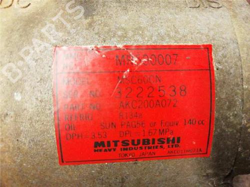 AC compressor MITSUBISHI SPACE STAR MPV (DG_A) 1.6 16V (DG3A) | BP31896965M34 
