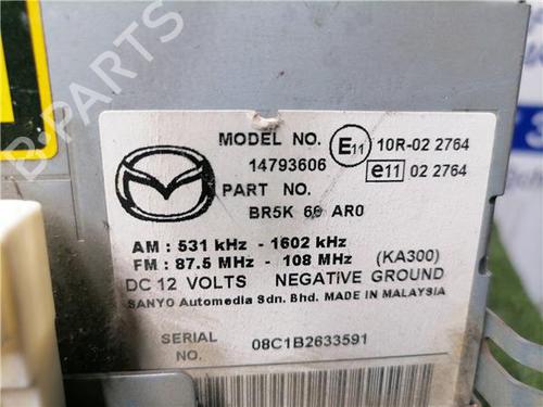 Radio MAZDA 3 (BL) 1.6 MZ-CD (BL14) | BP31898501E6