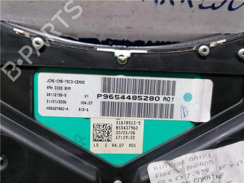 Instrument cluster PEUGEOT 307 (3A/C) 1.6 HDi | BP31898795C47