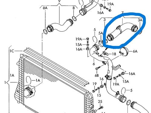 Intercooler pipe SEAT LEON (1P1) | BP32047551M127 - Image 2