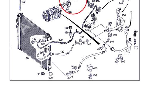 AC pipe MERCEDES-BENZ C-CLASS (W204) | BP32052702M126 - Image 4