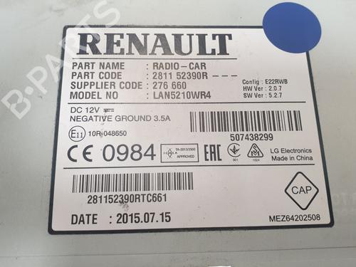 Radio RENAULT CLIO IV (BH_) | BP32057776E6