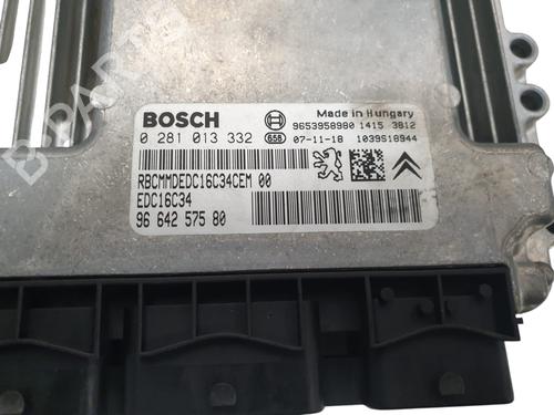Engine control unit (ECU) PEUGEOT 407 (6D_) 1.6 HDi 110 (6D9HZC, 6D9HYC) | BP33891218M57 - Image 3