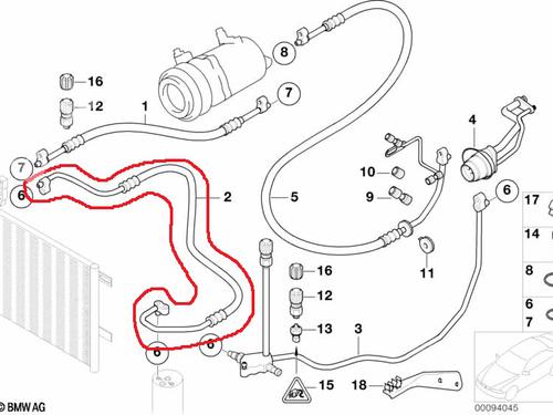 AC pipe BMW 3 Coupe (E46) 320 Cd | BP32049331M126 - Image 2