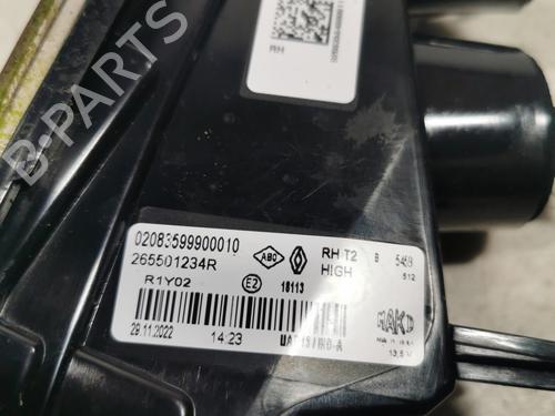 Used Right tailgate light Right tailgate light RENAULT CAPTUR II (HF_) TCe 90 (HFM6) (91 hp) 36718460 36718460