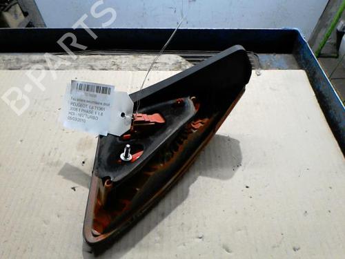 Used Right tailgate light Right tailgate light PEUGEOT 3008 I MPV (0U_) 1.6 HDi (109 hp) 36745165 36745165