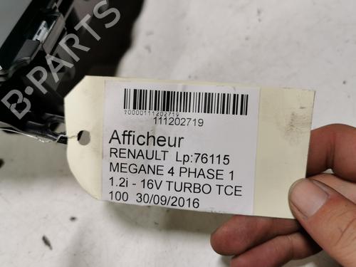 Climate control RENAULT MEGANE IV Hatchback (B9A/M/N_) 1.2 TCe 100 (B9MS) | BP36708215I5 - Image 3
