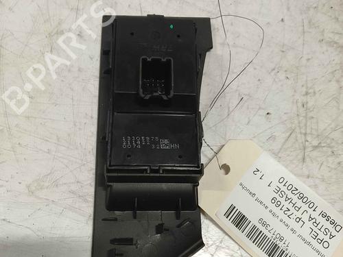 Used Left front window switch Left front window switch OPEL ASTRA J (P10) [2009-2016] 36712219 36712219