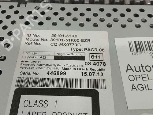 Radio OPEL AGILA B (H08) 1.2 (F68) | BP36715966E6 - Image 3