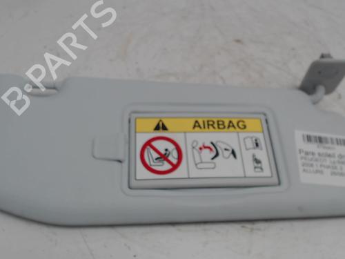 Right sun visor PEUGEOT 2008 I (CU_) 1.5 BlueHDI 120 | BP36740010I2 - Image 3