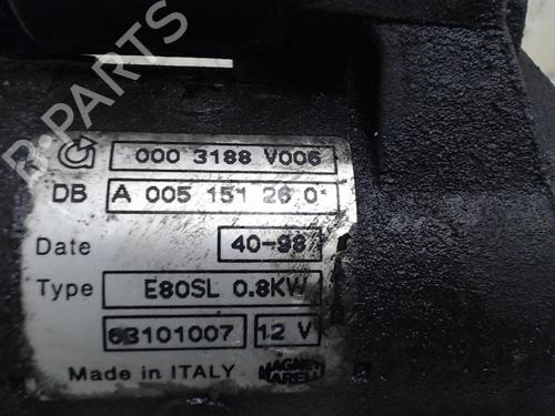 Motor de arranque Motor de arranque SMART CITY-COUPE (450) [1998-2004] 36739218 36739218