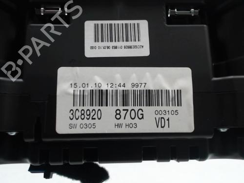 Used Instrument cluster Instrument cluster VW PASSAT B7 (362) [2010-2016] 36737397 36737397