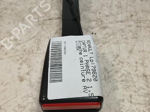 Used Seat buckle Seat buckle RENAULT CAPTUR I (J5_, H5_) 1.5 dCi 90 (J5N4, J5M5, J5MW, J5M6, J5AL, J5AJ) (90 hp) 39727198 39727198