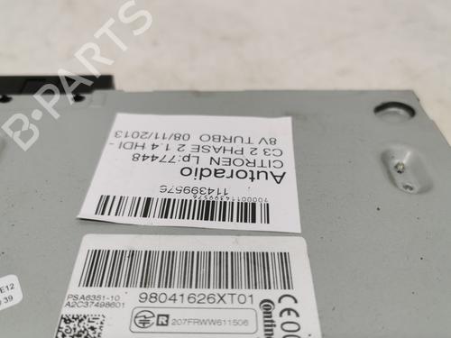 Radio CITROËN C3 II (SC_) 1.4 HDi 70 (SC8HZC, SC8HR0, SC8HP4) | BP36710584E6 - Image 5