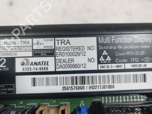 Display RENAULT TRAFIC III Van (FG_) 1.6 dCi 125 (FGMH) | BP39083774C48 - Image 3