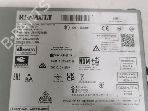 Radio RENAULT CAPTUR II (HF_) TCe 90 (HFM6) | BP36718593E6 - Image 2
