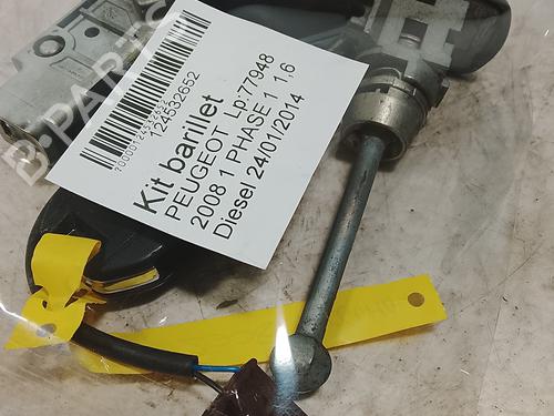 Ignition barrel PEUGEOT 2008 I (CU_) 1.6 HDi | BP36717639M48 - Image 2