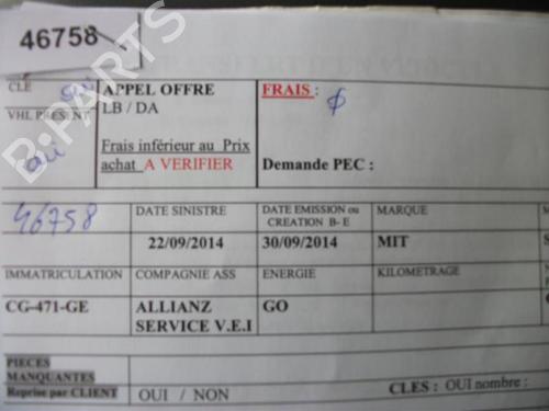 Used Parts MITSUBISHI SPACE STAR MPV (DG_A) 1.9 DI-D (DG4A) 4759305