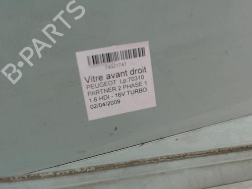 Used Front right door window Front right door window PEUGEOT PARTNER Tepee [2008-2026] 36743884 36743884