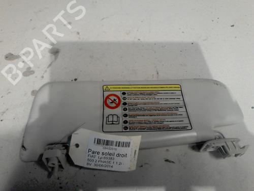 Used Right sun visor Right sun visor FIAT 500 (312_) 1.2 (312AXA1A) (69 hp) 36740865 36740865