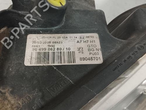 Used Left headlight Left headlight PEUGEOT 207 (WA_, WC_) 1.6 HDi (109 hp) 39893260 39893260