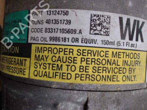AC compressor OPEL MERIVA A MPV (X03) 1.6 (E75) | BP36727064M34 - Image 2