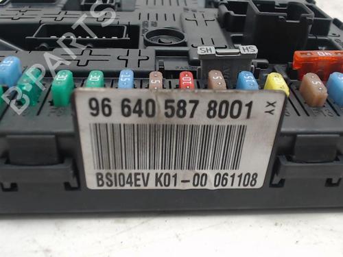Used Fuse box Fuse box CITROËN BERLINGO Box Body/MPV (B9) 1.6 HDi 90 16V (90 hp) 36739491 36739491