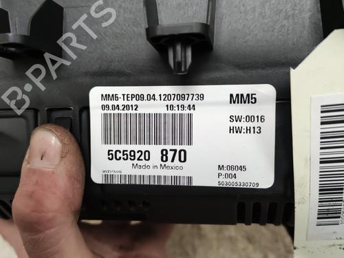 Instrument cluster VW BEETLE (5C1, 5C2) 1.4 TSI | BP36750159C47 - Image 2