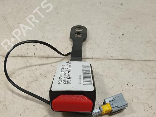 Used Seat buckle Seat buckle PEUGEOT 208 I (CA_, CC_) 1.2 VTI 82 (82 hp) 39727186 39727186