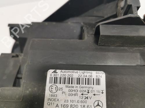 Used Right headlight Right headlight MERCEDES-BENZ B-CLASS Sports Tourer (W245) B 180 CDI (245.207) (109 hp) 36707873 36707873