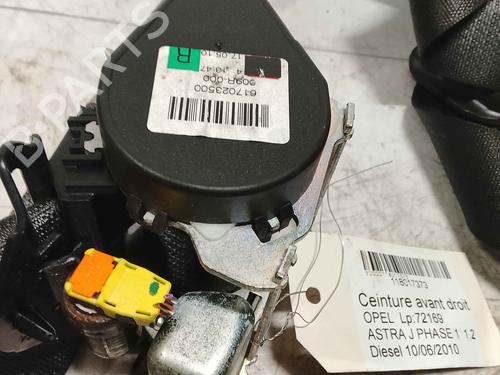 Front right seatbelt OPEL ASTRA J (P10) | BP36712208I25 - Image 5