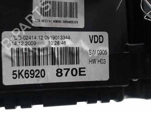 Instrument cluster VW GOLF VI (5K1) 2.0 TDI | BP36738250C47 - Image 2