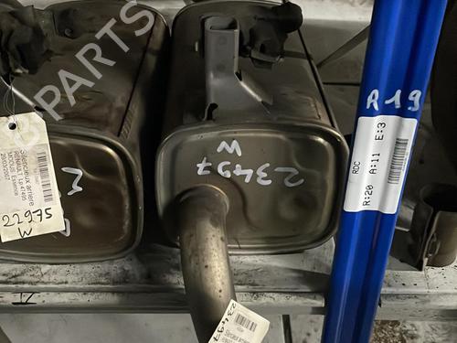Used Exhaust system Exhaust system RENAULT MODUS / GRAND MODUS (F/JP0_) 1.5 dCi (FP0F, JP0F) (86 hp) 36731837 36731837