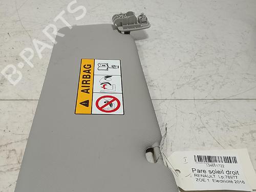 Right sun visor RENAULT ZOE (BFM_) ZOE | BP40162222I2 - Image 1